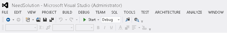 Missing Comment and Uncomment button In Visual Studio