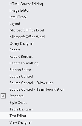 Add Text Editor In Visual Studio