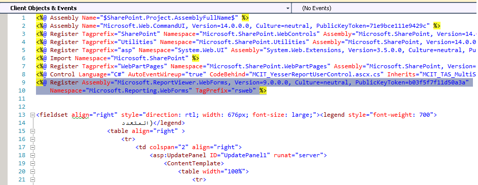 Register Microsoft.ReportViewer.WebForms in SharePoint Solution
