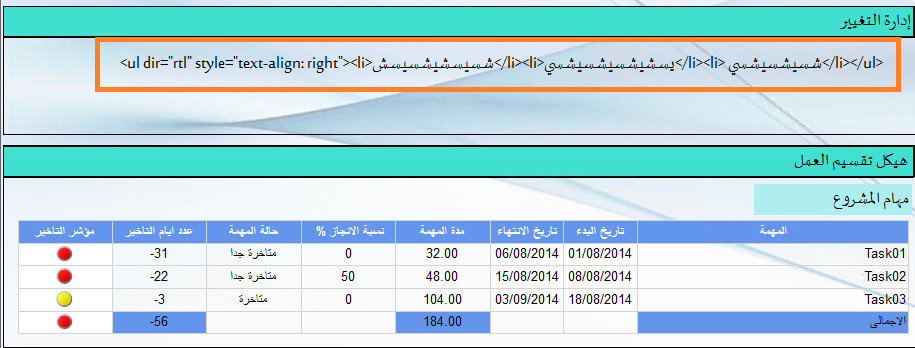 Display HTML Tags in SSRS