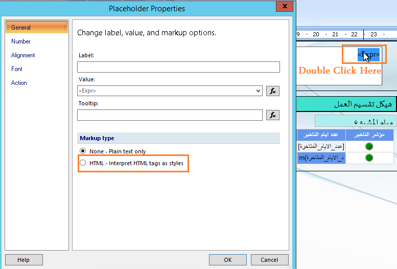 Interpret HTML tags as Styles in SSRS