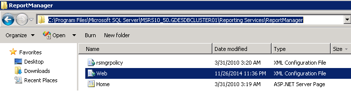 Increase the uploaded file size in SSRS