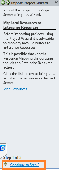 Map Local Resources to Enterprise Resources