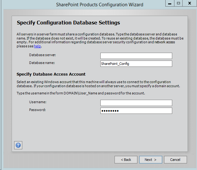 SharePoint-Server-2016-Configuration-Wizard-Database-Settings