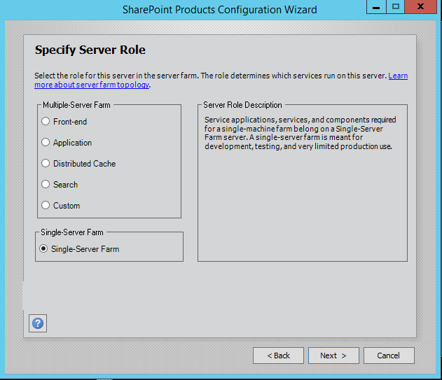 MinRoles In SharePoint 2016