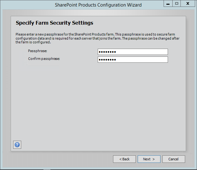 SharePoint-Server-2016-Configuration-Wizard-Passphrase