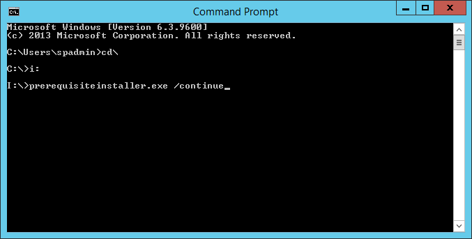 Continue SharePoint Prerequisite Installer After Server Restart