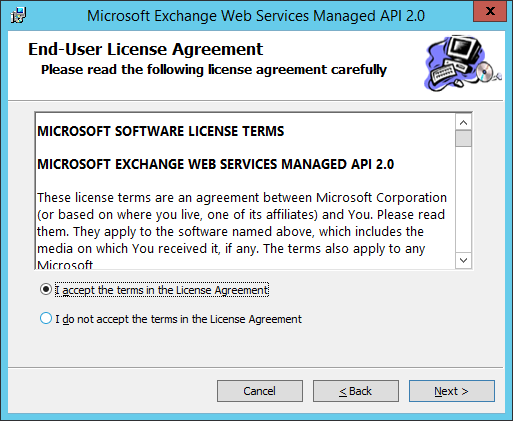 Install Microsoft Exhanage Webservices 2