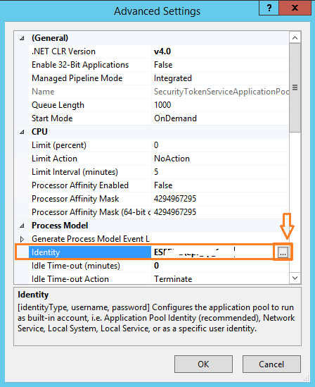 SharePoint App pool Service Account Identity