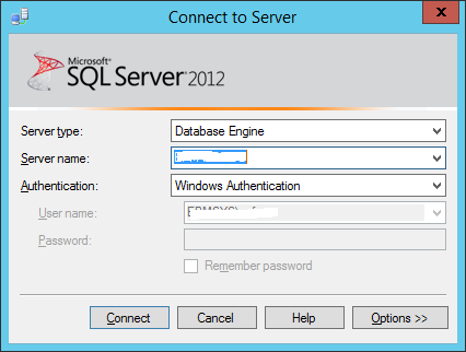 Connect to SQL Server