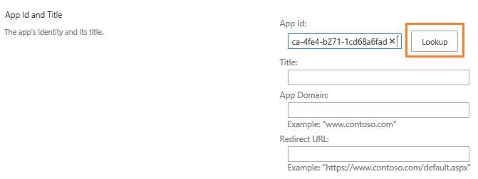 Grant permission to SharePoint App Application 
