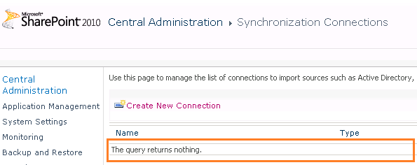 MOSS MA not found SharePoint 2010 User Profile