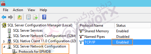 SQL Server Network Configuration - enable TCP/IP