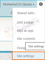 site settings SharePoint