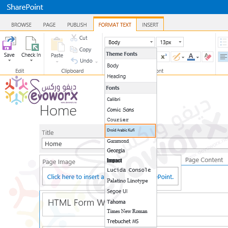 Add font face to SharePoint Ribbon using CSS