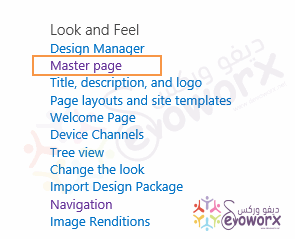 Master Page - look and feel In SharePoint