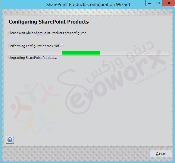 SharePoint Products Configuration Wizard - Step 9