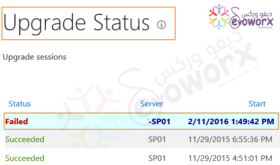 SharePoint Upgrade startus failed.png