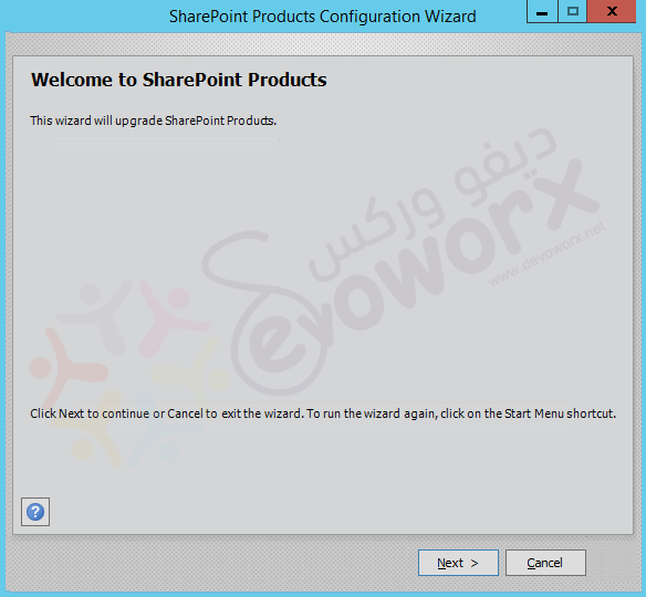 Start SharePoint Products Configuration Wizard