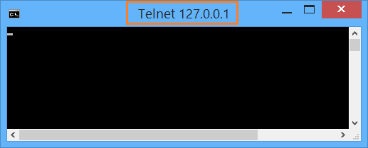 telnet port is opened and Connection success