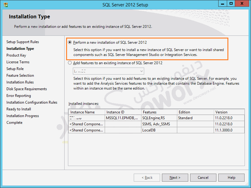 Install and Configure SQL Server Reporting Services - Installation Type