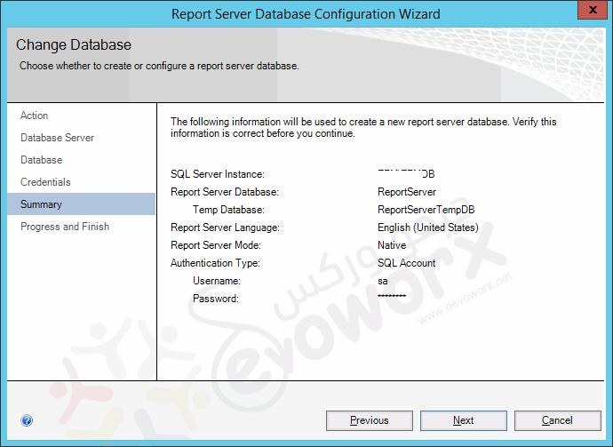 Reporting Service Configuration Manager