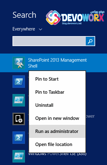 run-sharepoint-management-shell-as-administrator
