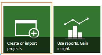 Create Or Import Project