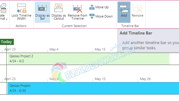 Multiple Timelines in Project Server 2016