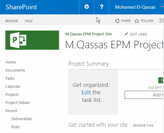 Project Site SharePoint Permission Mode