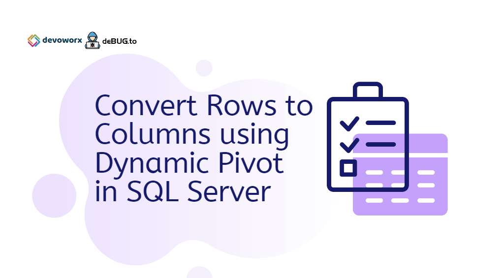 convert rows to columns in sql server