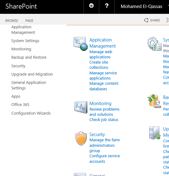 Missing Site creation settings in Project Server 2016