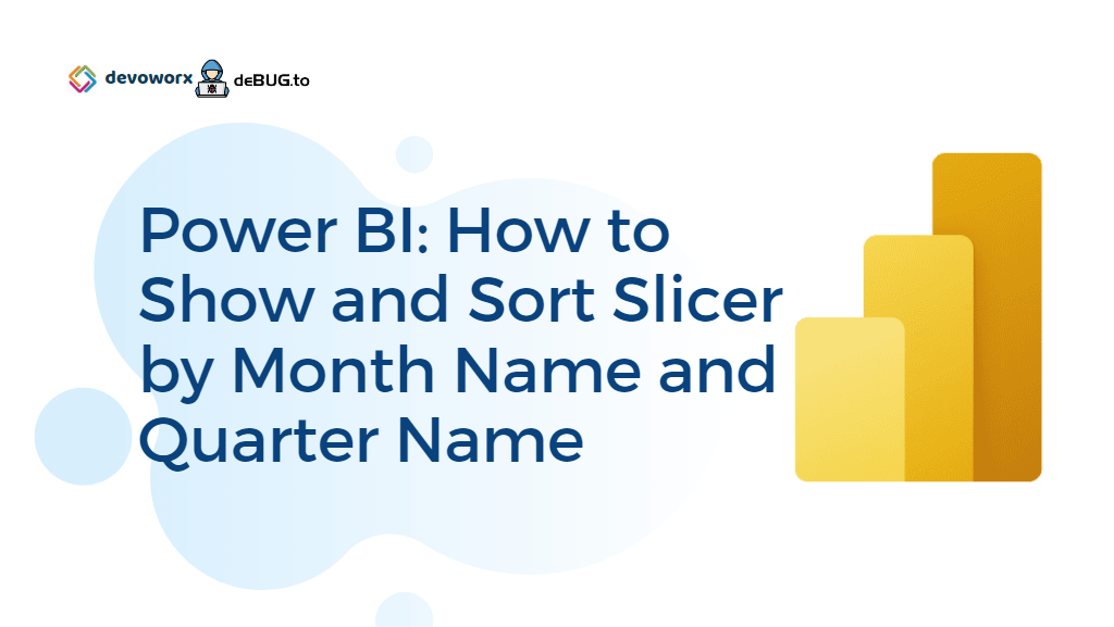 power bi slicer by month name