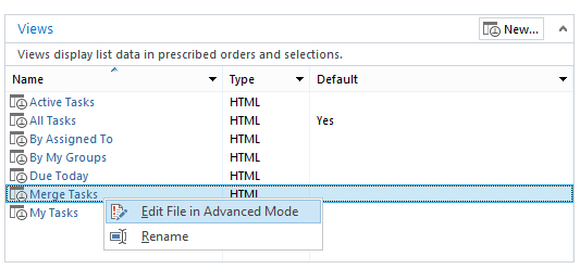 How to Merge all tasks that assigned to you or to a group you belongs to in a custom task list view via SharePoint Designer?