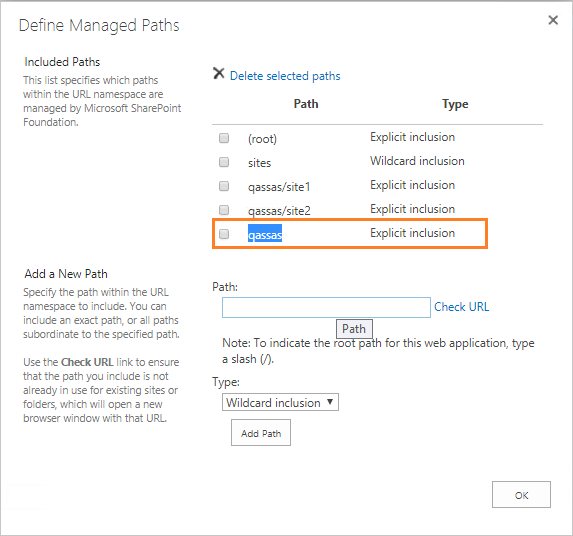 Open with explorer - configure managed path explicit