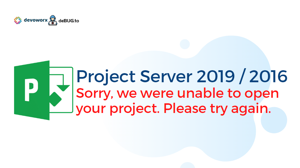 Sorry we were unable to open your project. Please try again