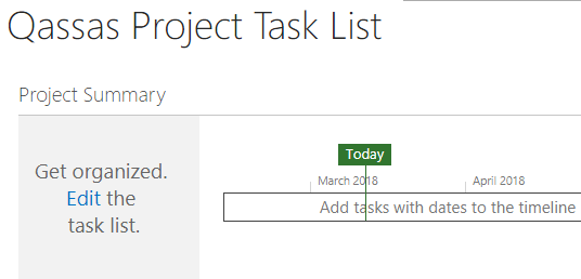 Task List In Project Server