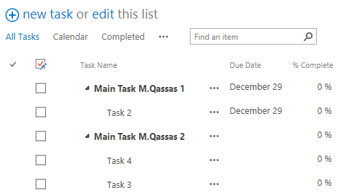 Roll Up % Complete for Summary Task in Task List In SharePoint