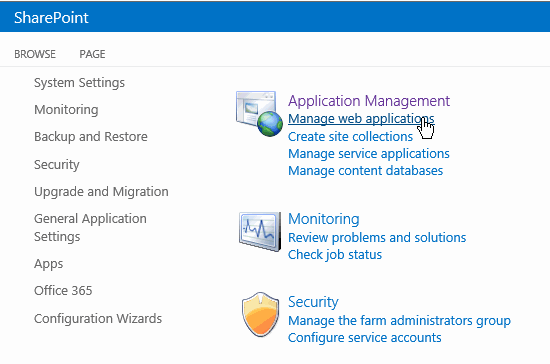 Extend SharePoint 2016 Web Application