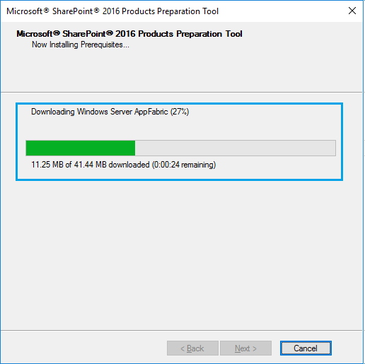 Download Windows Server AppFabric in SharePoint 2016
