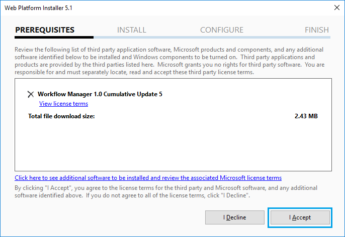 Install Workflow Manager Cumulative Update 5 Requirements