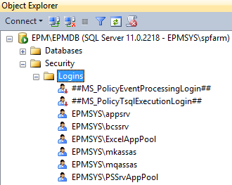 Logins User in SQL Server