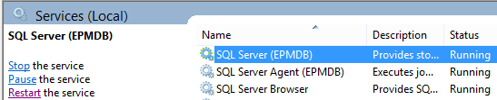 SQL Server is up and running