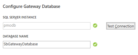 Service Bus Configuration - Configure Gateway Database - Configure Workflow Manager For SharePoint 2016