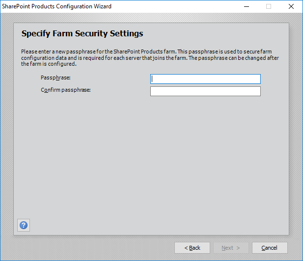 Specify Farm Security Settings - Cannot connect to database master at SQL server