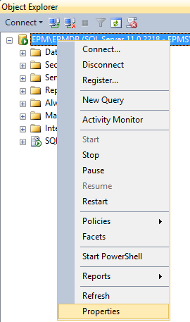 The SQL Server Properties - This SQL Server instance does not have the required max degree of parallelism