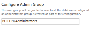 Workflow Manager Admin Group