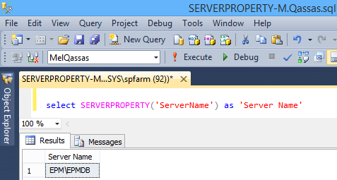 SERVERPROPERTY('ServerName')