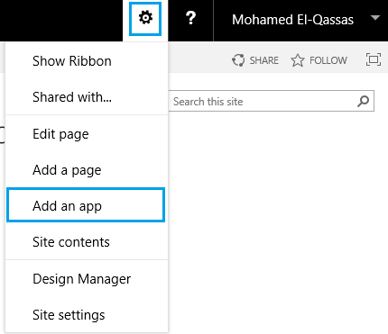 Add Issue Tracker list In SharePoint