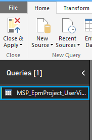 Queries in Power Query Editor In Power BI